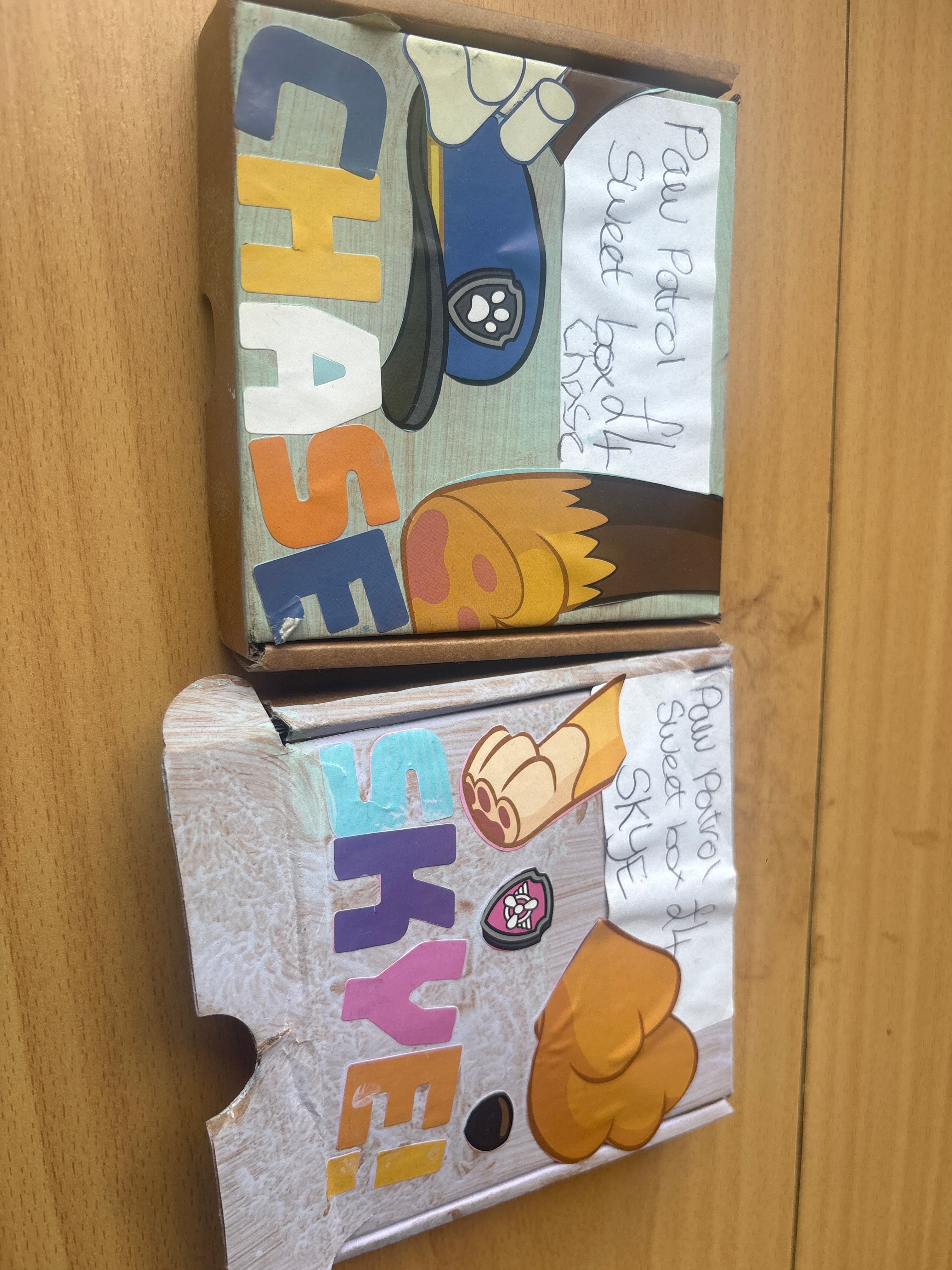 Paw patrol sweet box