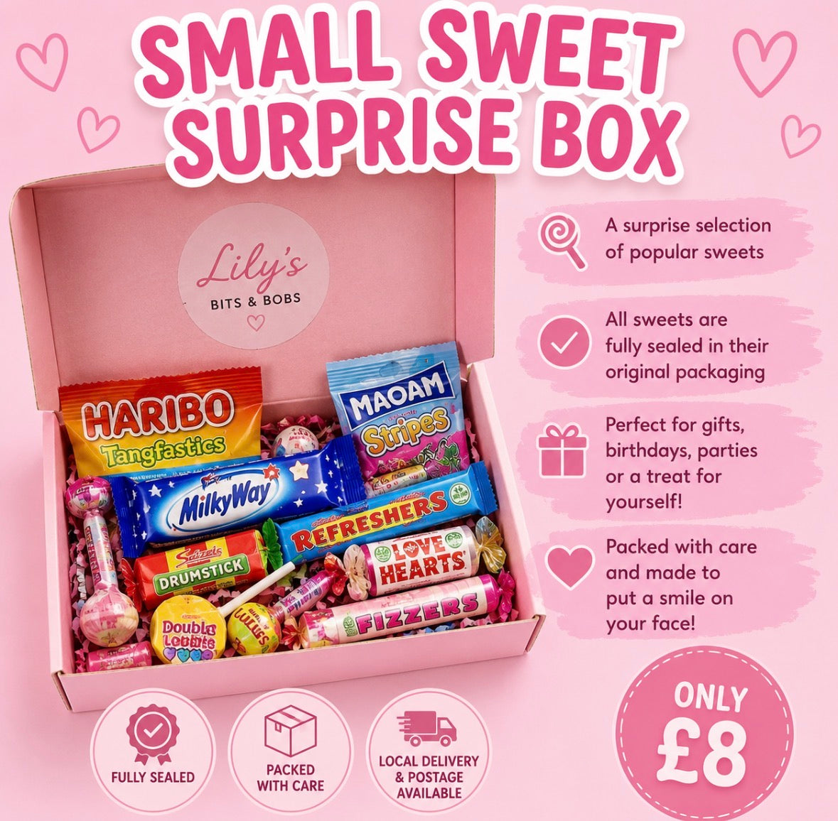 Small sweet surprise box