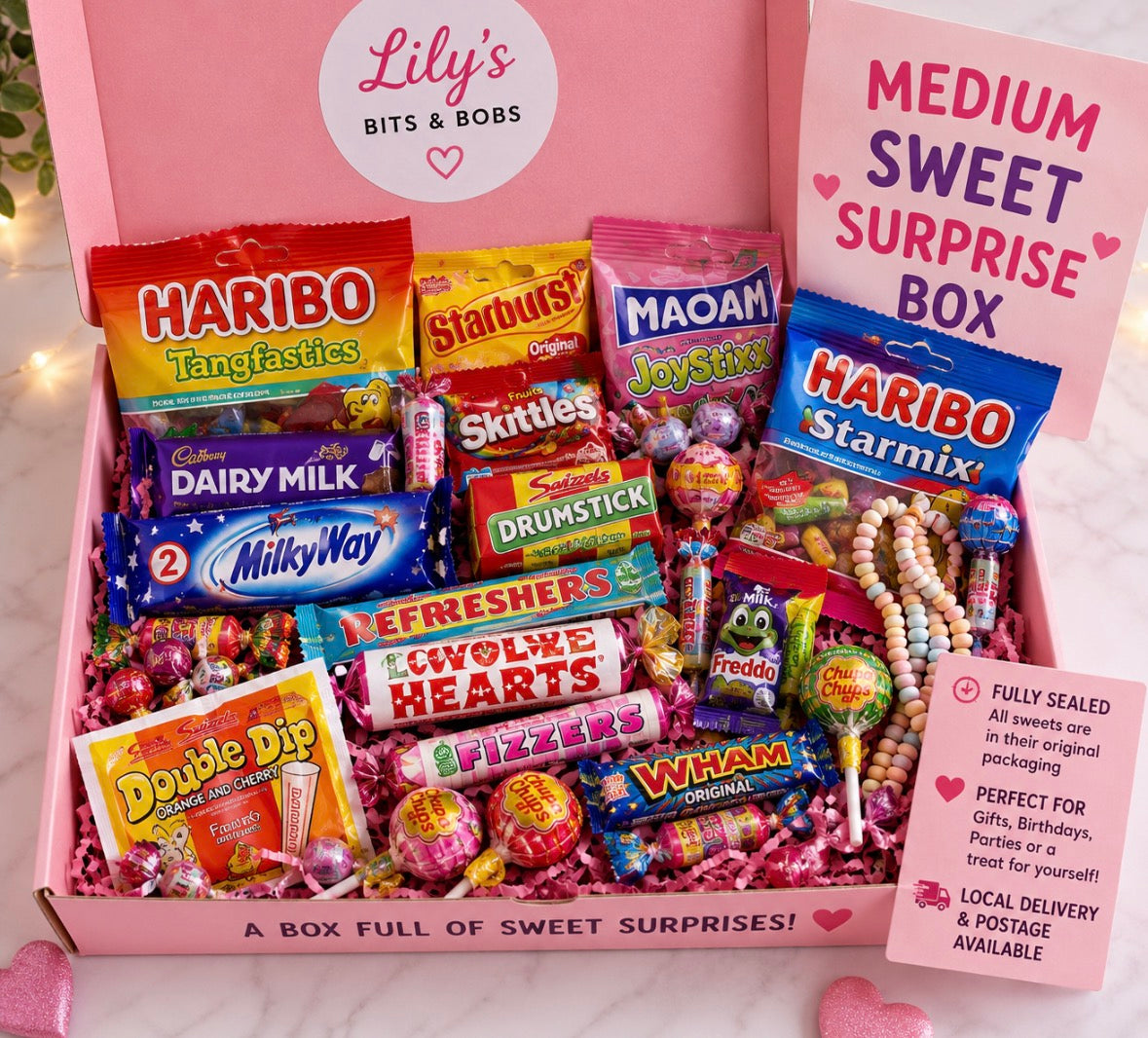 Large sweet surprise box