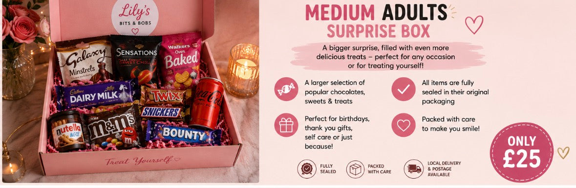 Medium adult surprise box